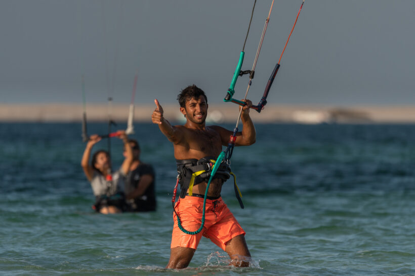 Wakeup Adventures Abu Dhabi Island tour Best kite spot in Abu Dhabi